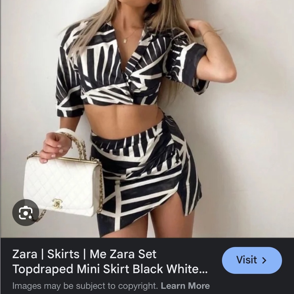 Zara set. Size XS. NWT